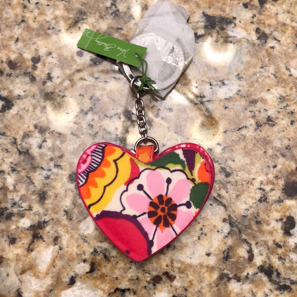 Vera Bradley locket keychain